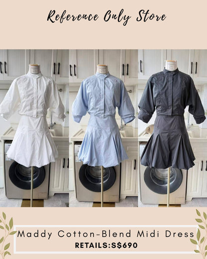 SK Effie bubble cotton blend mini dress