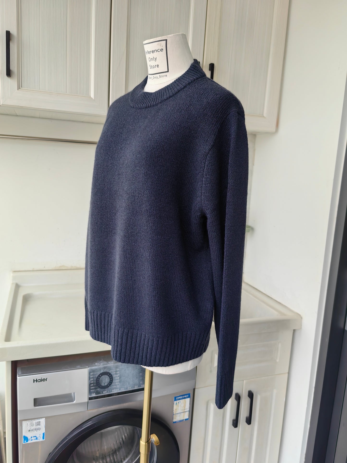 JK 100% cashmere oversized crewneck sweater in 2 colors