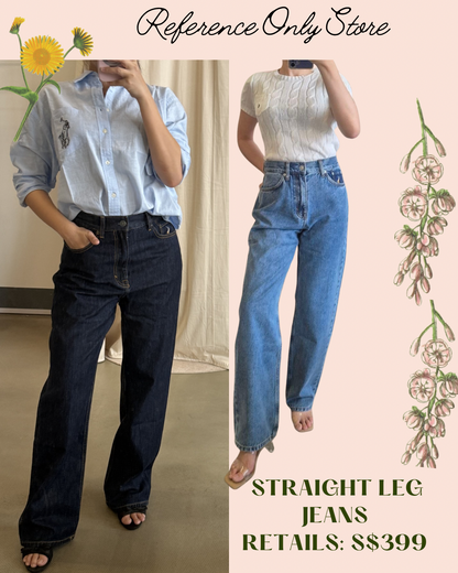 RL Straight leg jeans with pocket detail