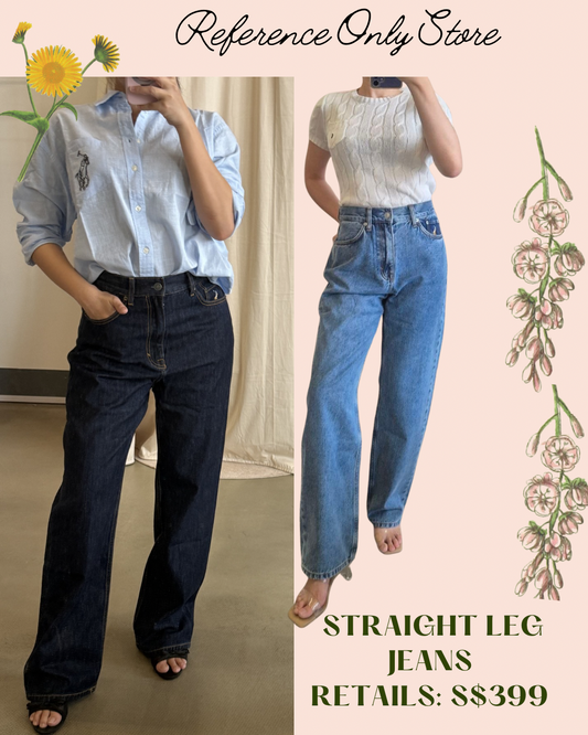RL Straight leg jeans with pocket detail