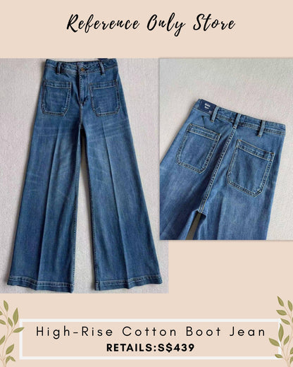 RL High Rise cotton boot jean