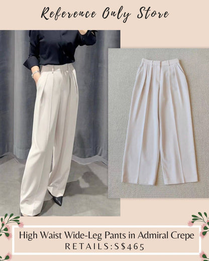 TH Admiral crepe high waist wide leg pants