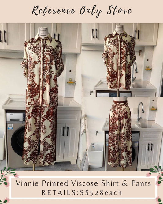 AM Vinnie Viscose shirt & pants