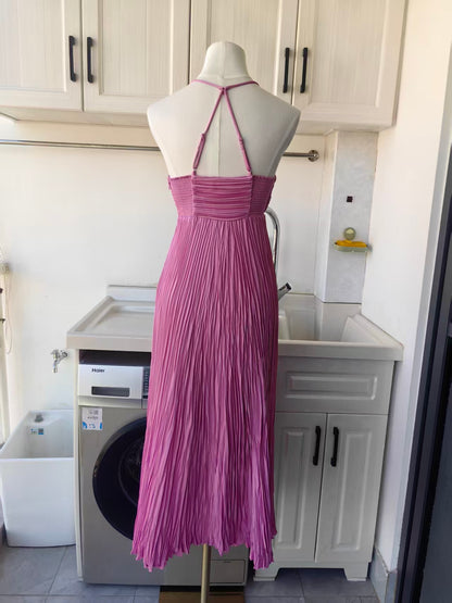 Alc Angelina pleated midi dress