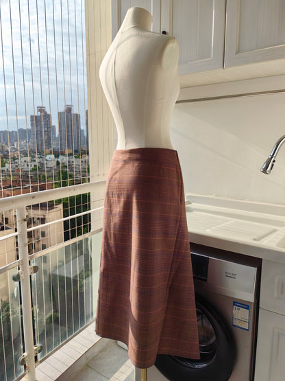 Alc Skyla Wool Blend Top & Draped Skirt