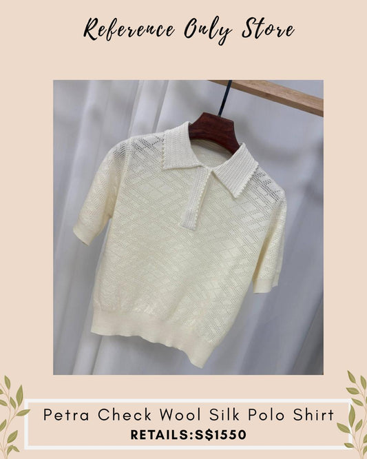 BBR Petra Wool silk polo shirt