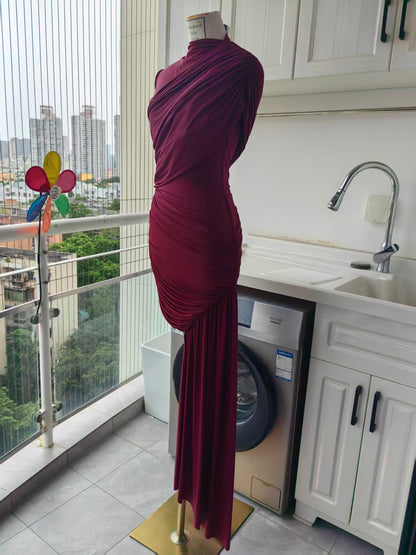 DLV Ravenna Draped Mini Dress in 4 colors