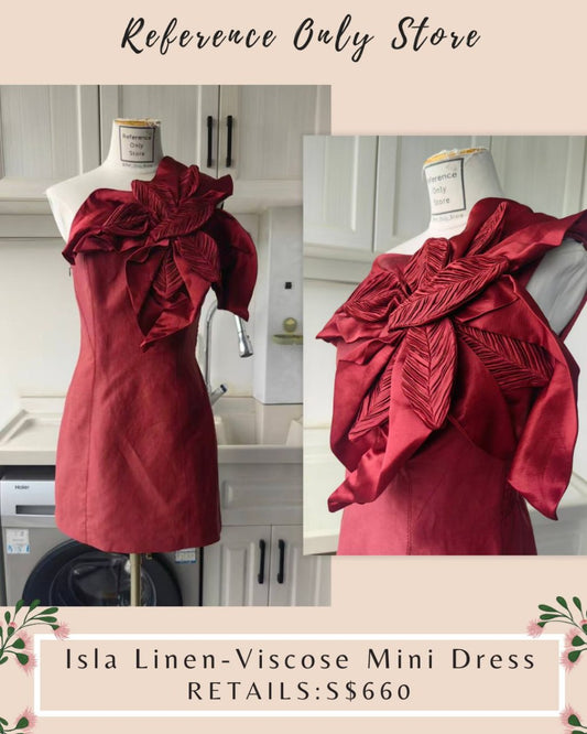 AJ Isla linen mini dress
