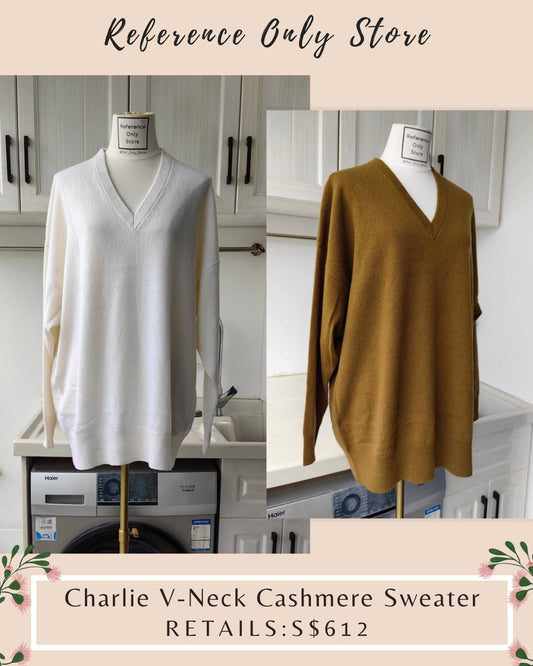 JK Charlie V Neck Cashmere sweater