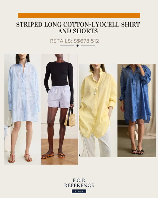 Long Embroidered shirt and shorts