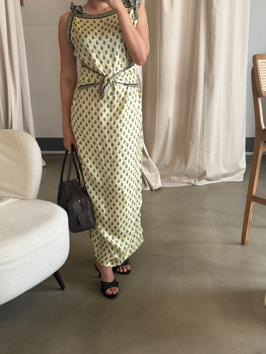 003DN DN sunlight Paisley silk viscose midi dress