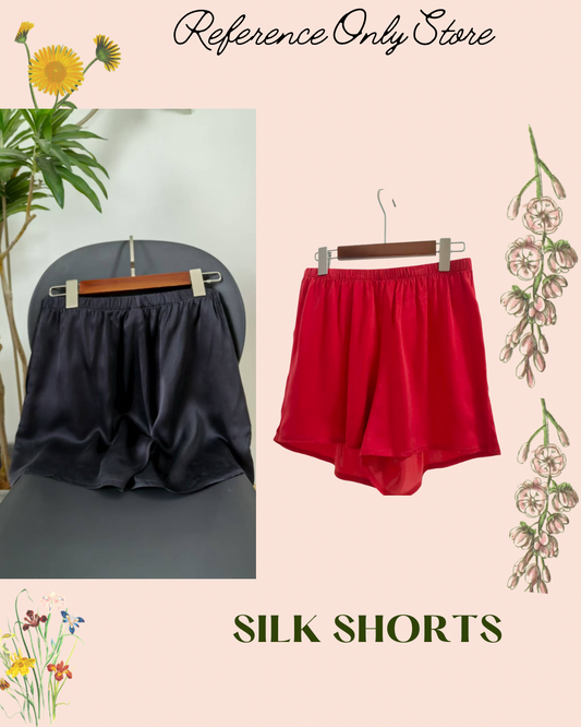 Silk lounge shorts