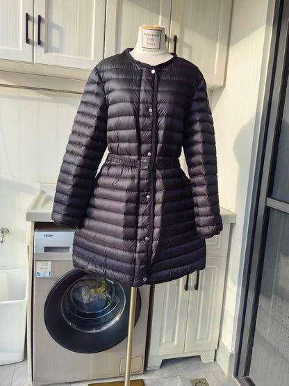 MC Oredonne hooded long down jacket