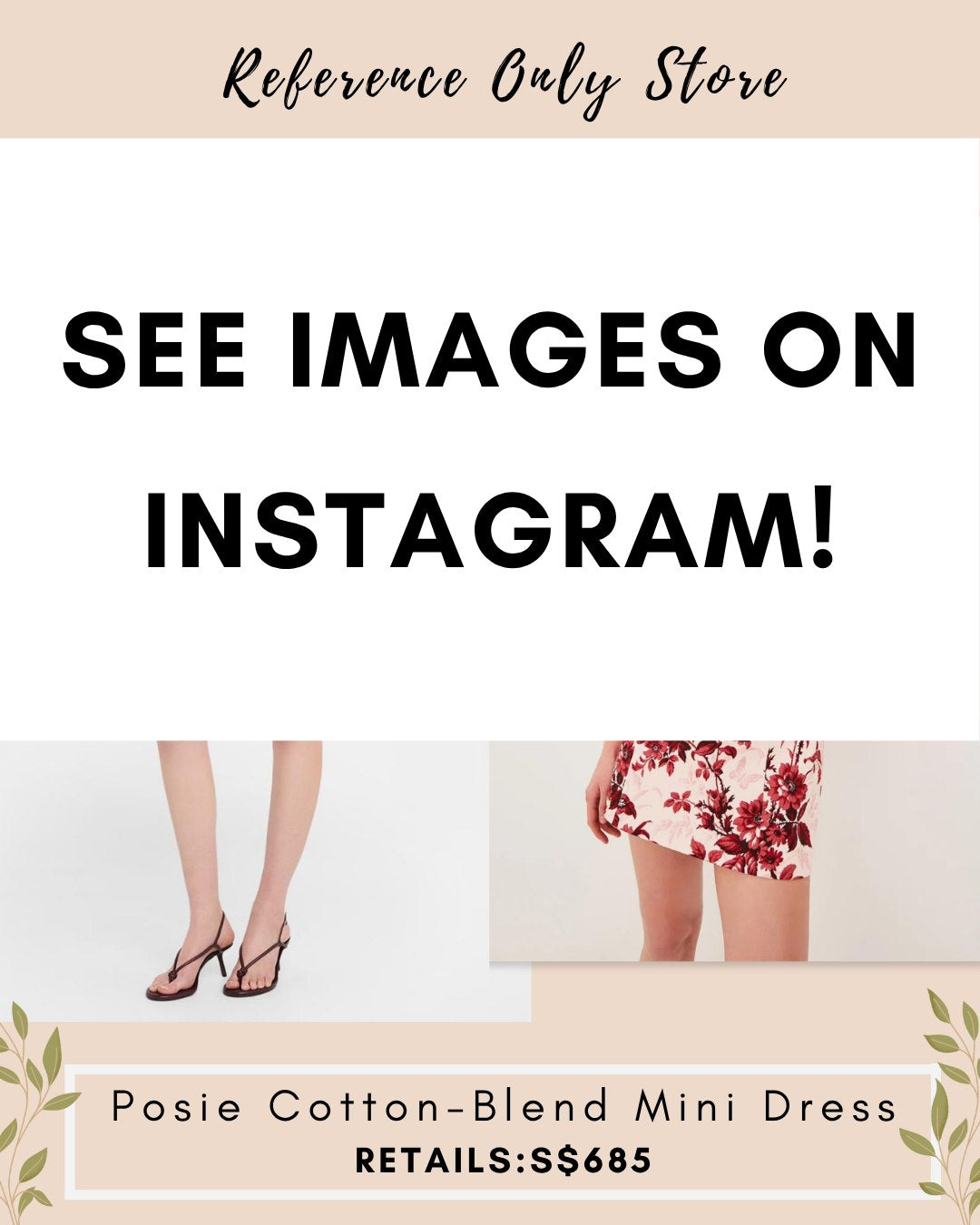 CC posie cotton blend mini dress