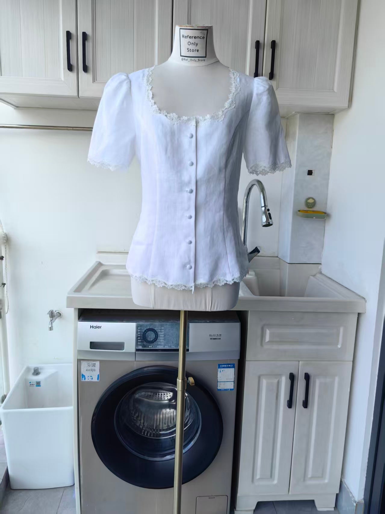 Ref Anabella linen top in 2 colors