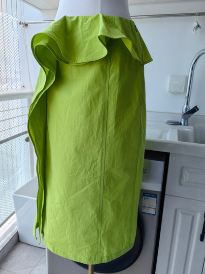 UJ Ruffles Cotton Midi Skirt in 2 colors