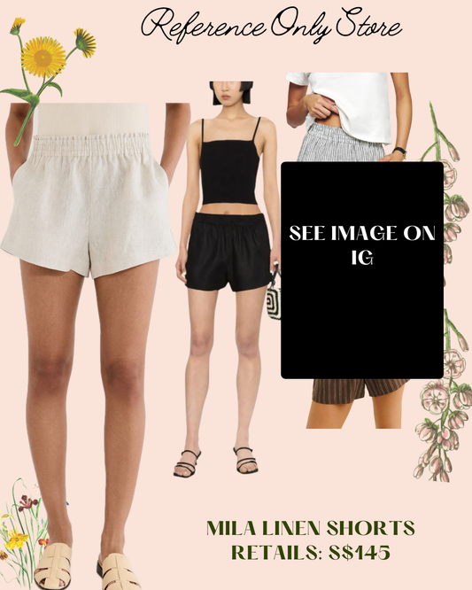 Ref Mila linen shorts