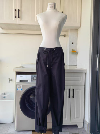 MC Wide Leg Cotton Trousers pants in 2 colors