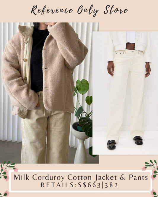 SH Milk Corduroy Cotton Jacket & Pant