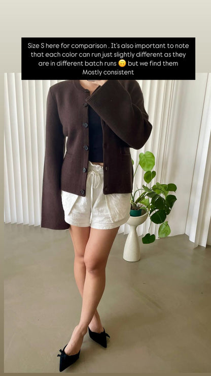 Back in stock! JK Cooper wool cashmere blend cardigan