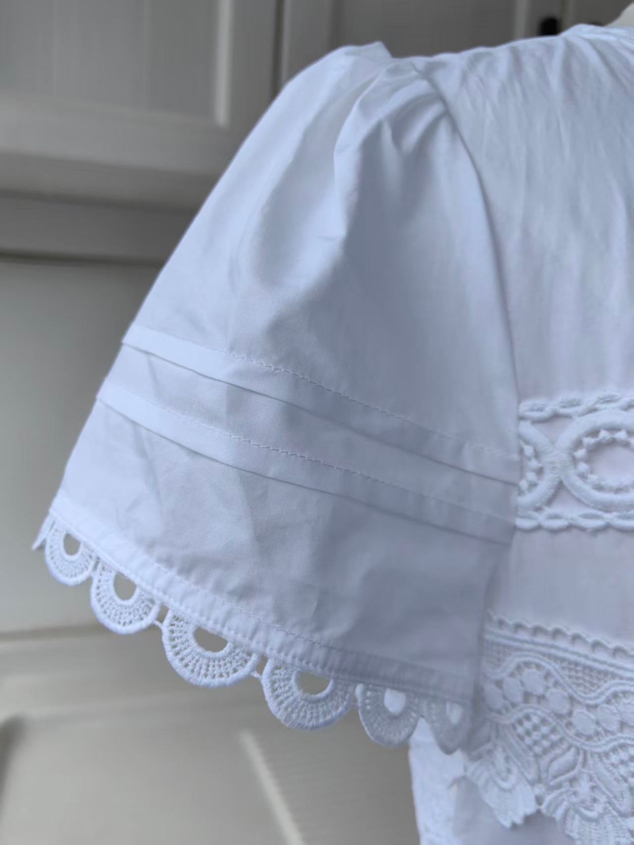 CC Waldorf cotton mini dress ivory
