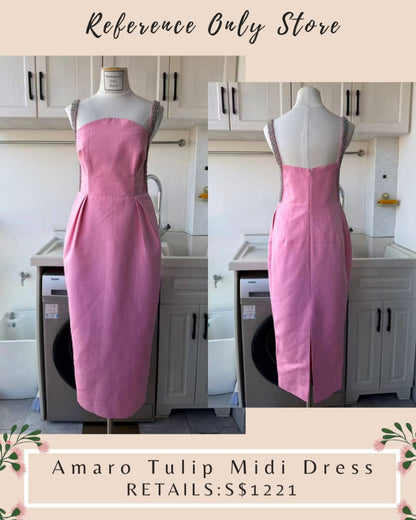 RV Amaro tulip midi dress