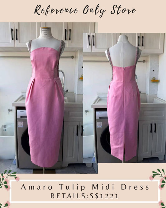 RV Amaro tulip midi dress