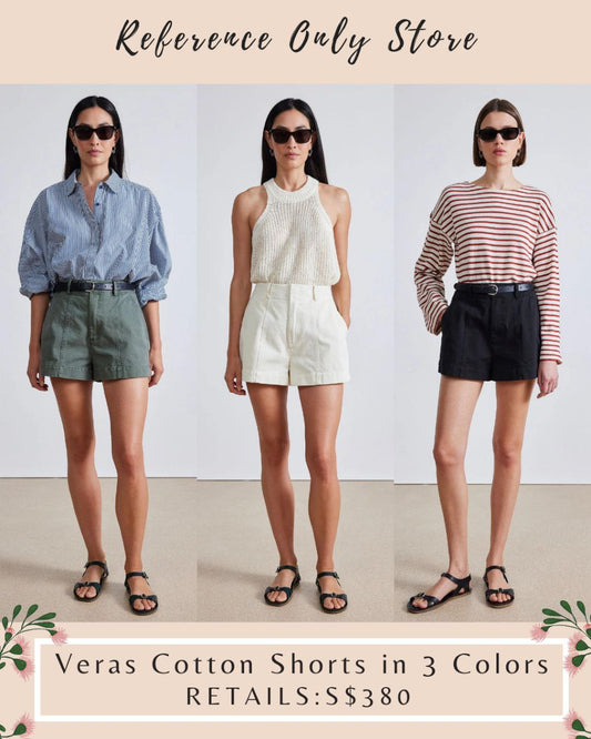 AA Veras Cotton Shorts in 3 colors