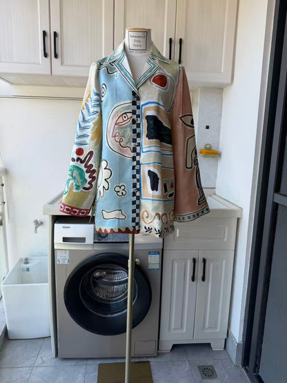 AM Resort canvas silk shirt and pants