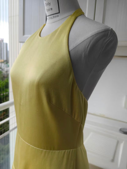 ALX Saab viscose maxi dress in yellow