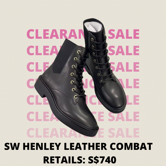 SW Henley leather combat boots