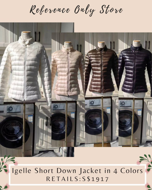 MC Igelle Short Down Jacket in 4 colors