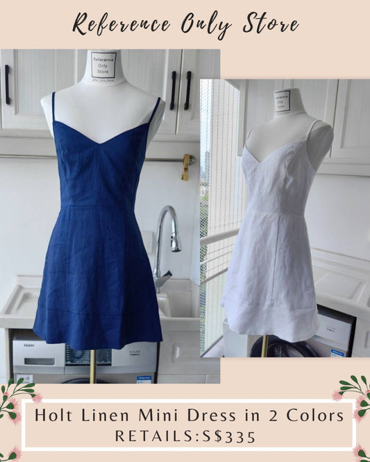 Ref Holt Linen Mini Dress
