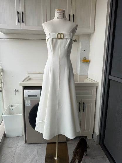 ALX Pearse Strapless midi dress in 2 colors