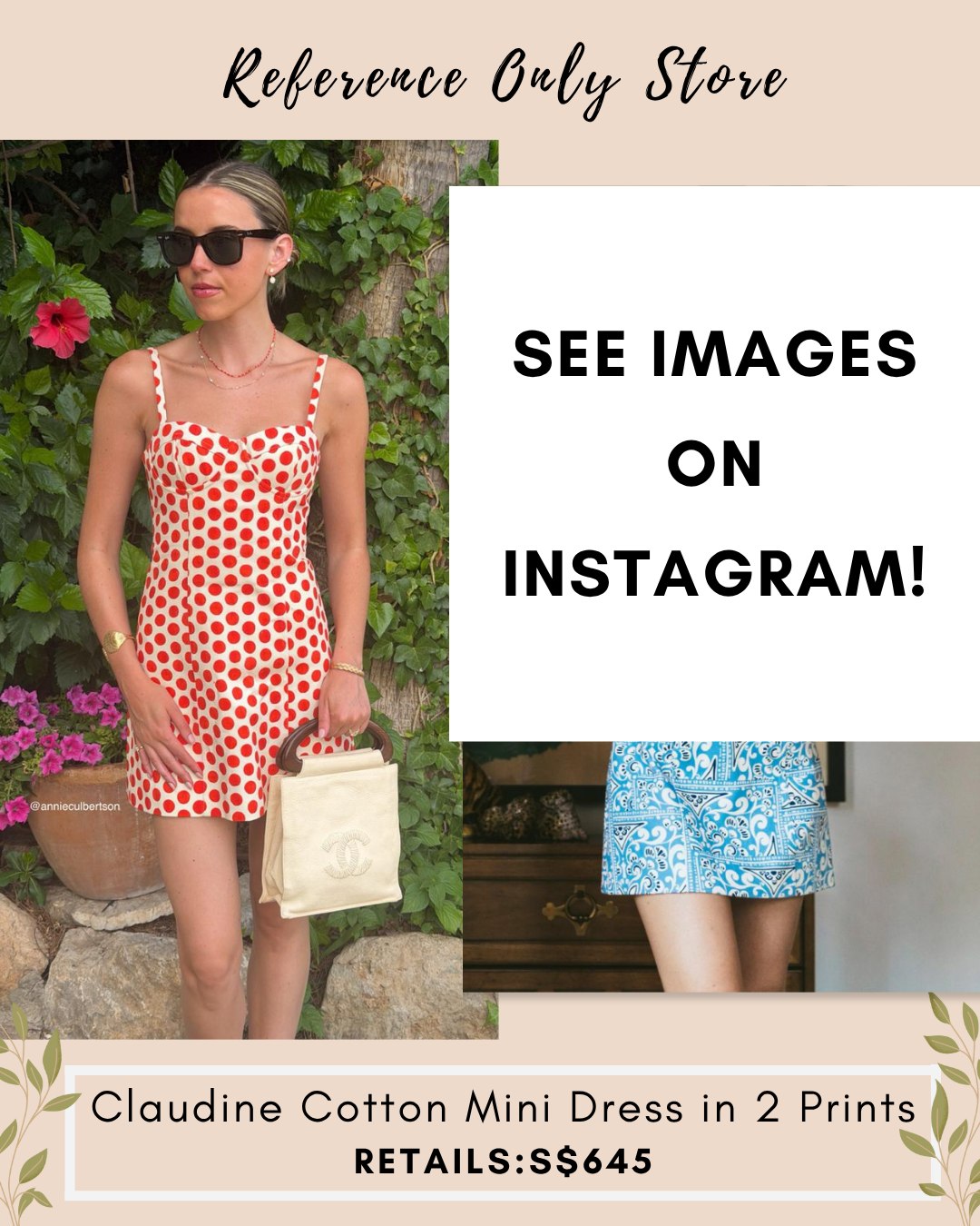 CC Claudine Cotton mini dress