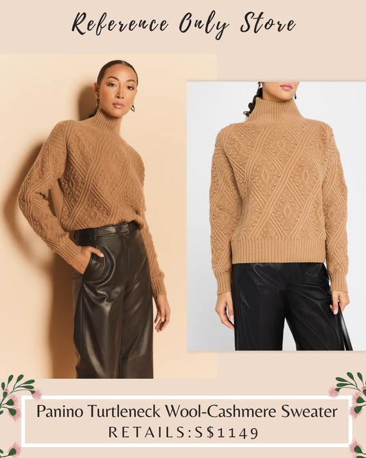 MM Wool Cashmere blend Panino Turtle neck sweater