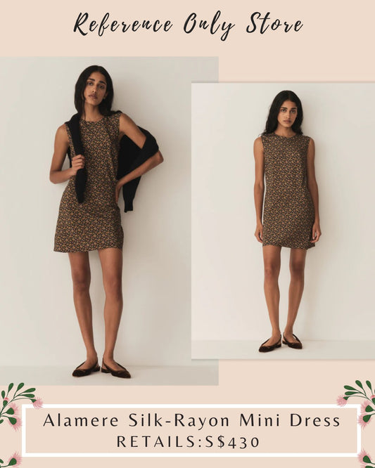 DN Alamere Silk Rayon Mini Dress