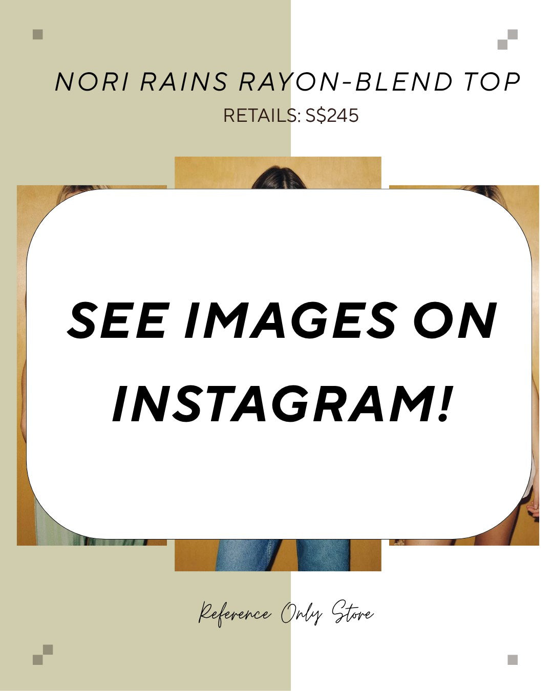 Ref Nori rains rayon blend top