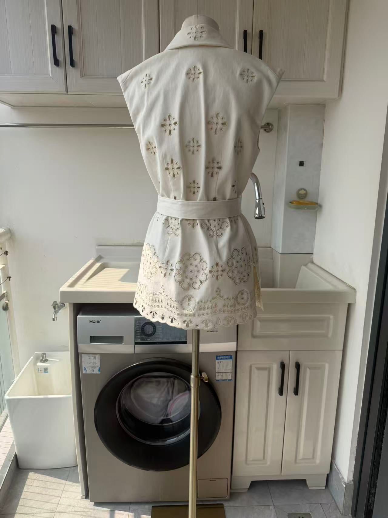 VB Eyelet embroidered Townes vest and komi pants
