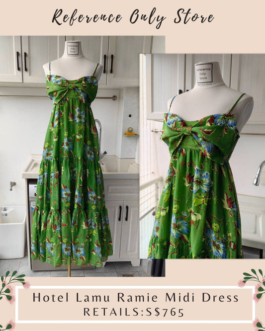 AM Hotel Lamu Ramie Midi Dress