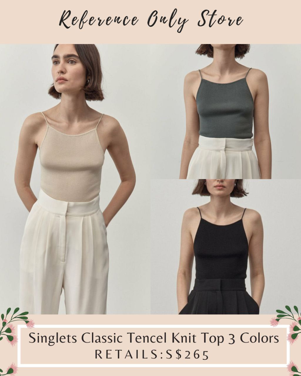 SA Singlets Classic Tencel Knit Top