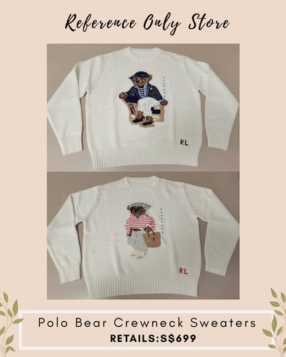 RL Unisex polo bear cotton sweater