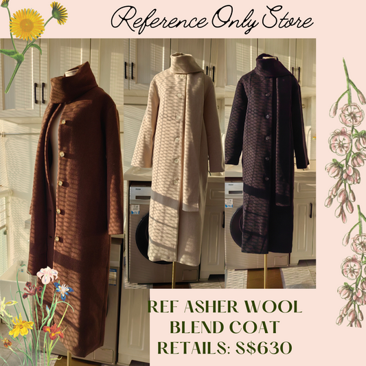 Ref Asher Wool Blend Coat