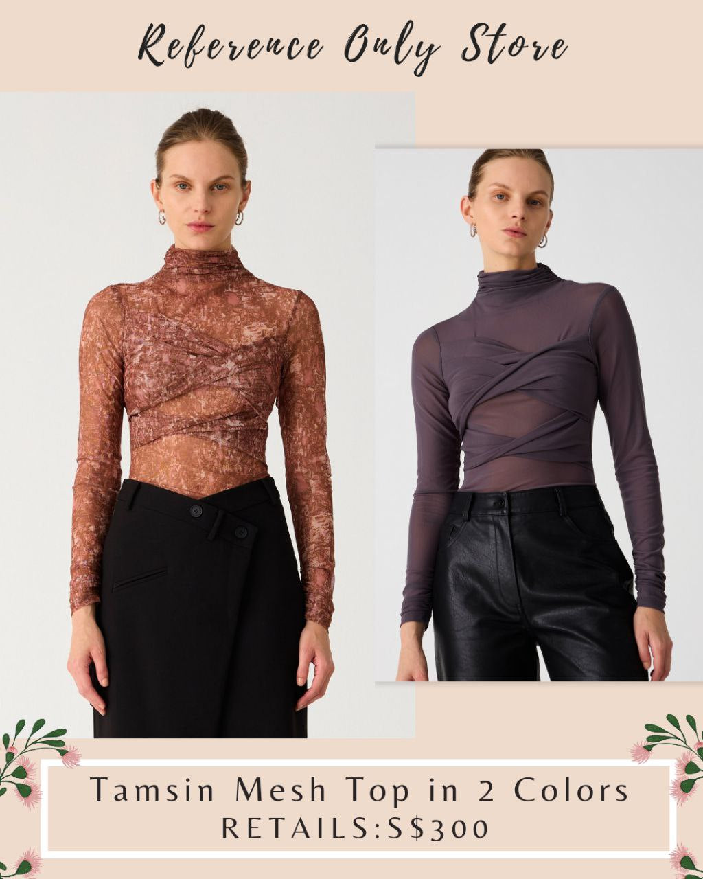 MS Tamsin Mesh Top in 2 colors