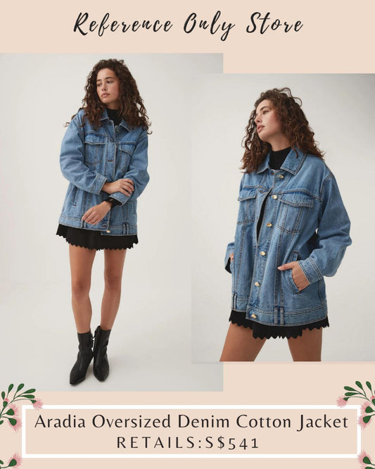 Last Piece. AJ Aradia Oversized Denim Jacket