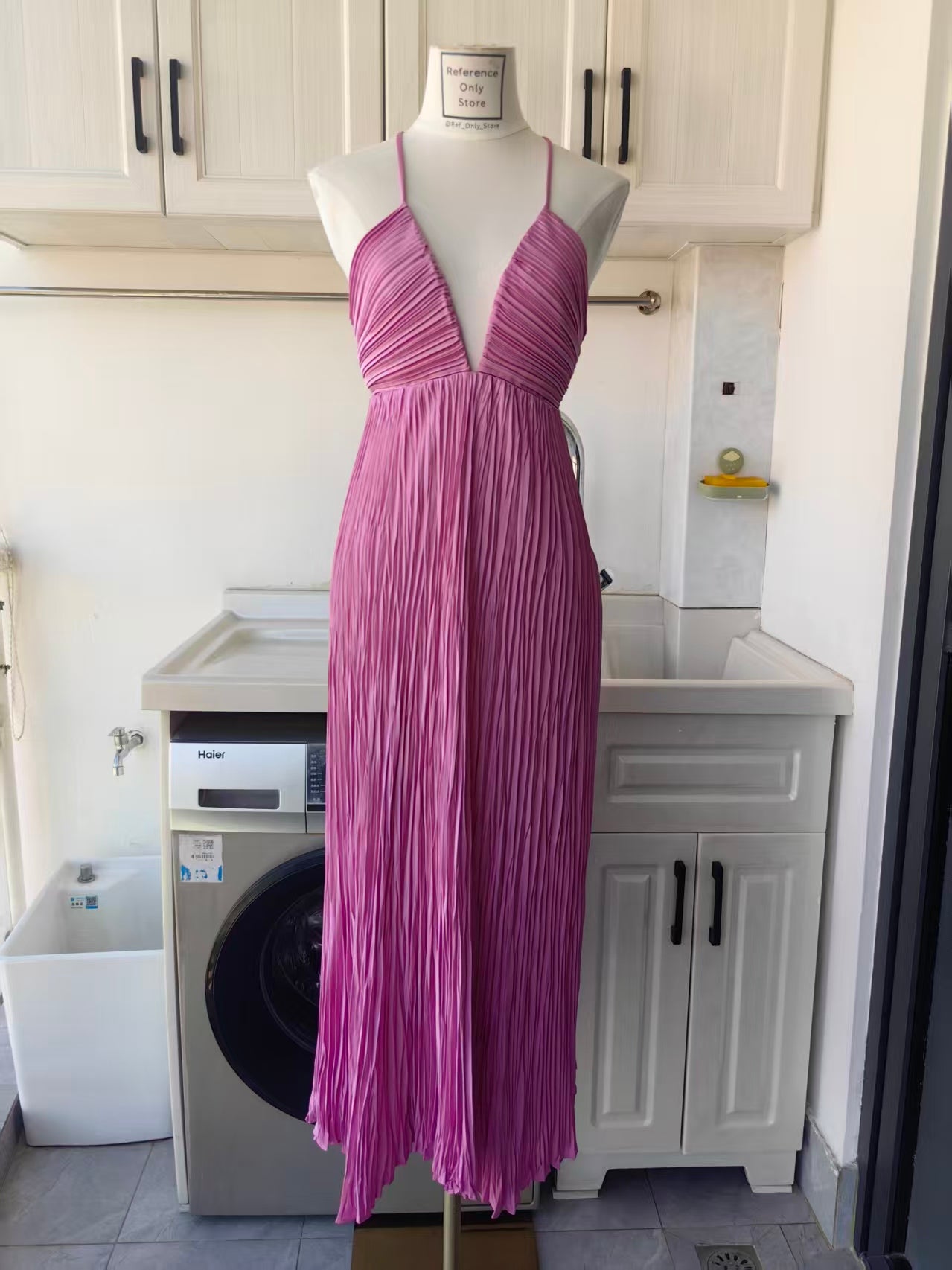 Alc Angelina pleated midi dress