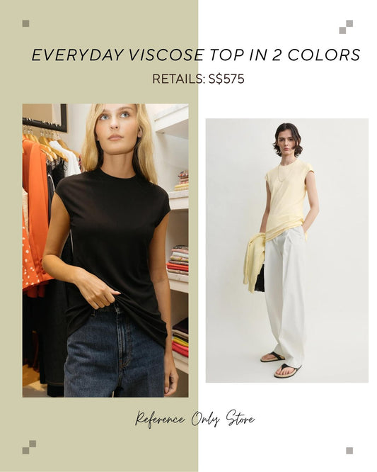 Tot everyday viscose top in 2 colors