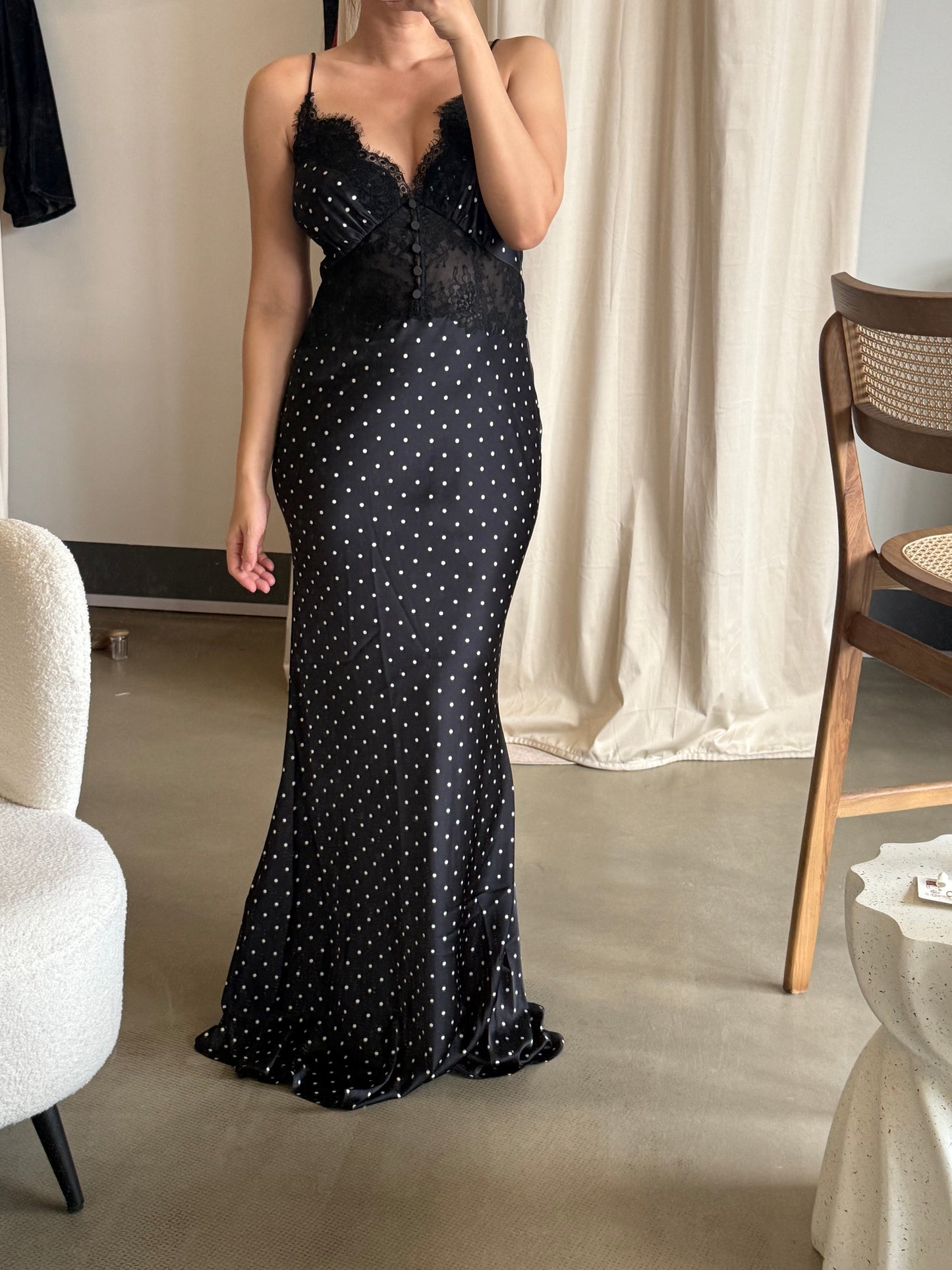 SP Polka dot maxi dress