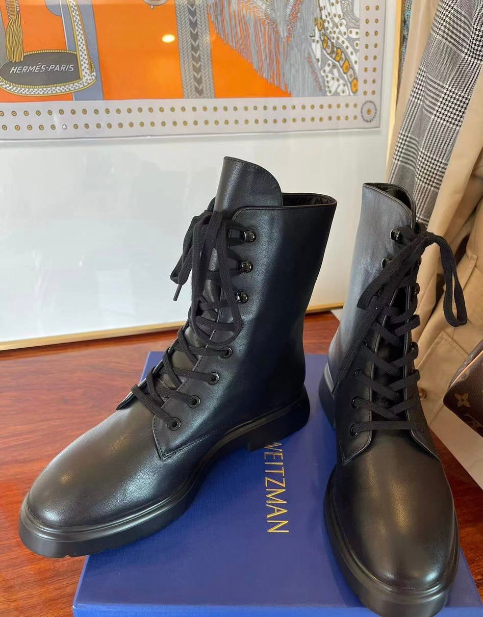 SW Mckenzee leather combat boots