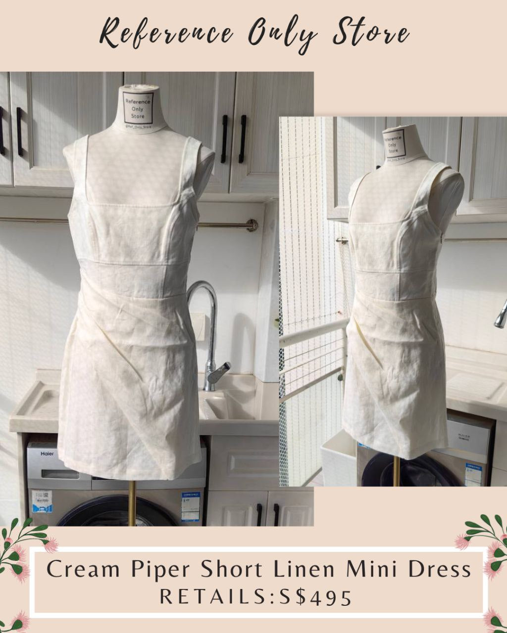 Rs Piper Linen Mini Dress in 2 colors